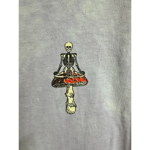 💜 Call Your Mother Tee – Tie-Dye, Skeletons & Shrooms | Size M - Hippie Vibes - Picture 3 of 4